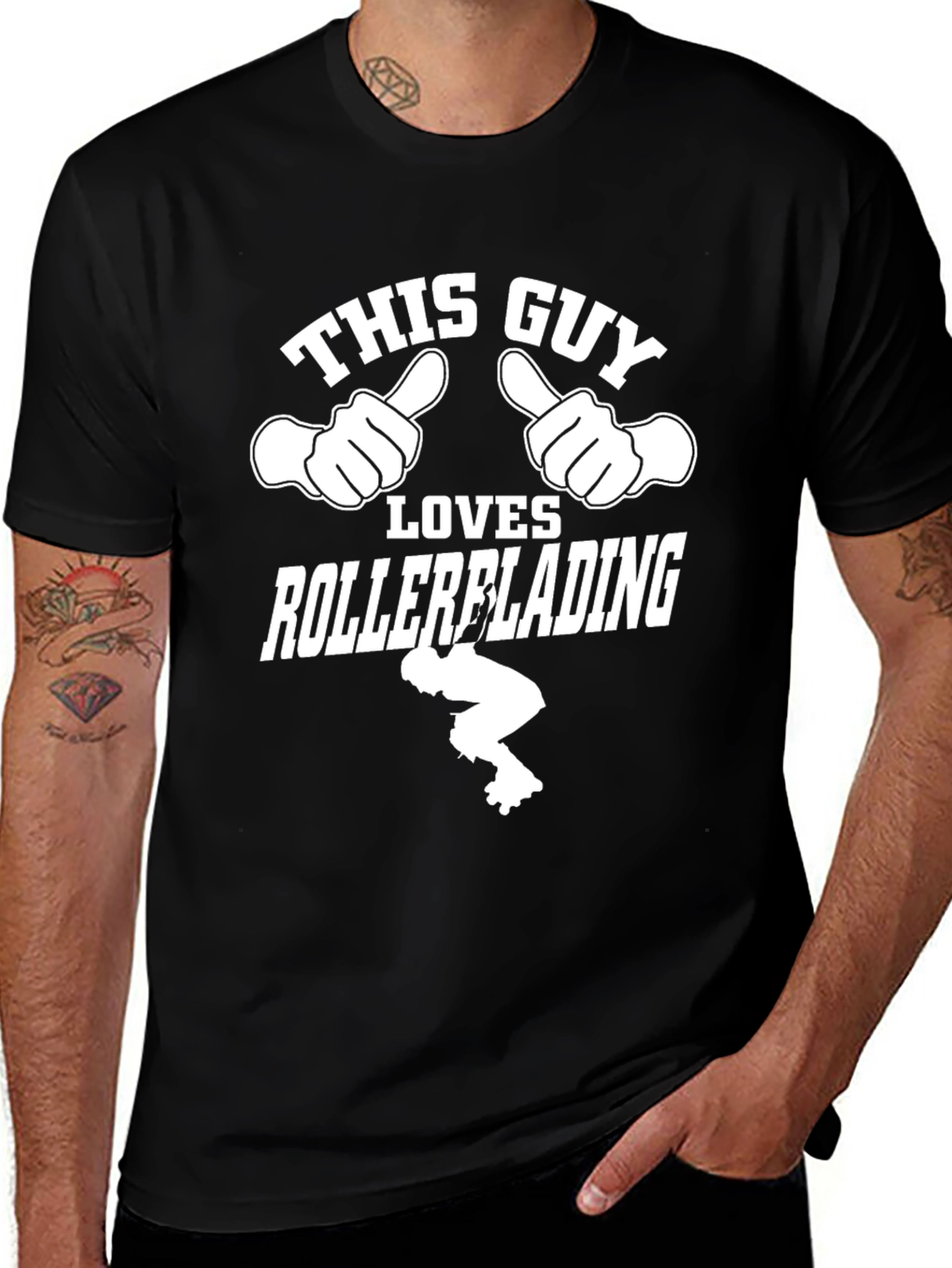 This Guy Loves Rollerblading T-Shirt