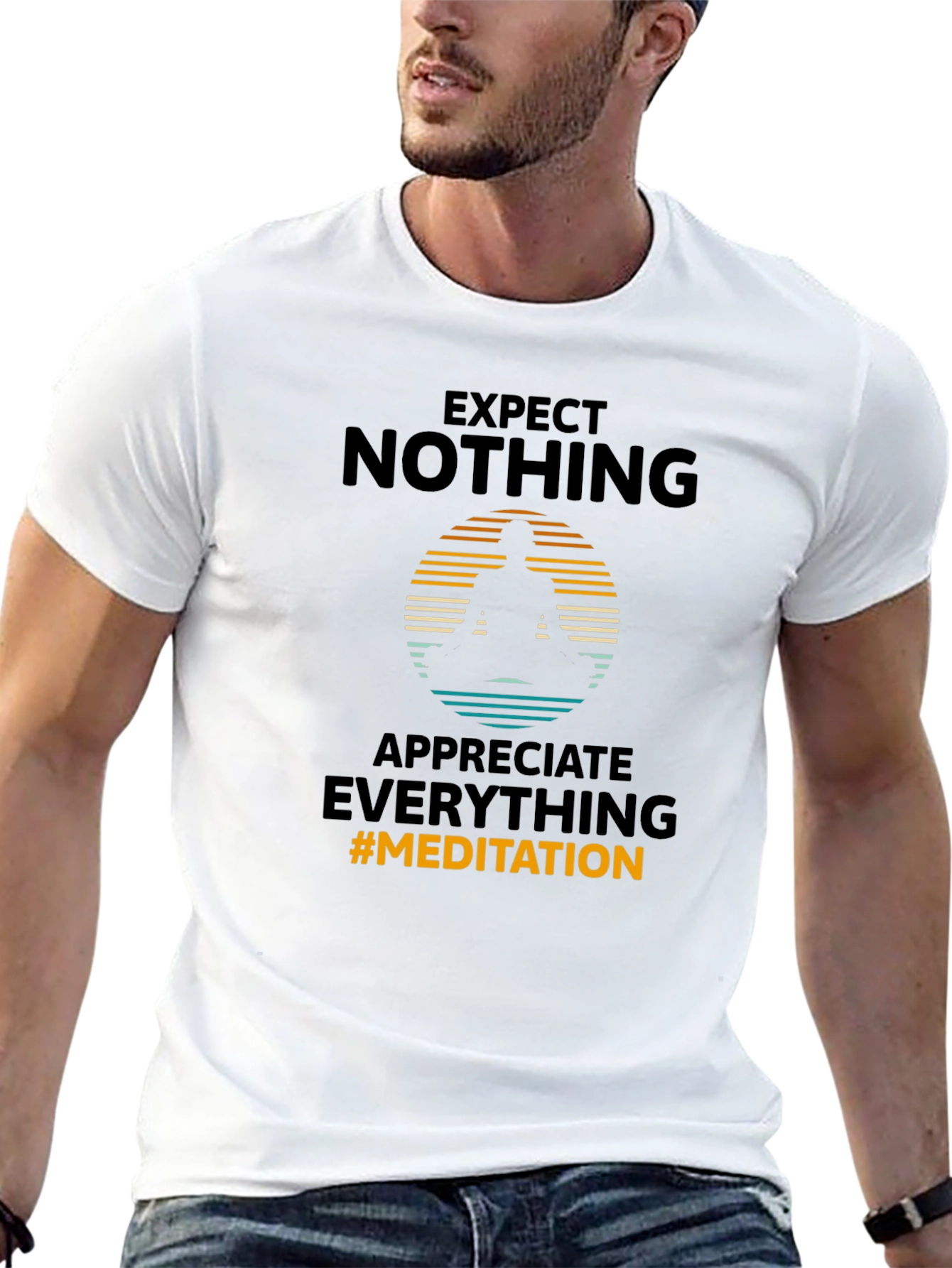 Expect Nothing Meditation Graphic Tee