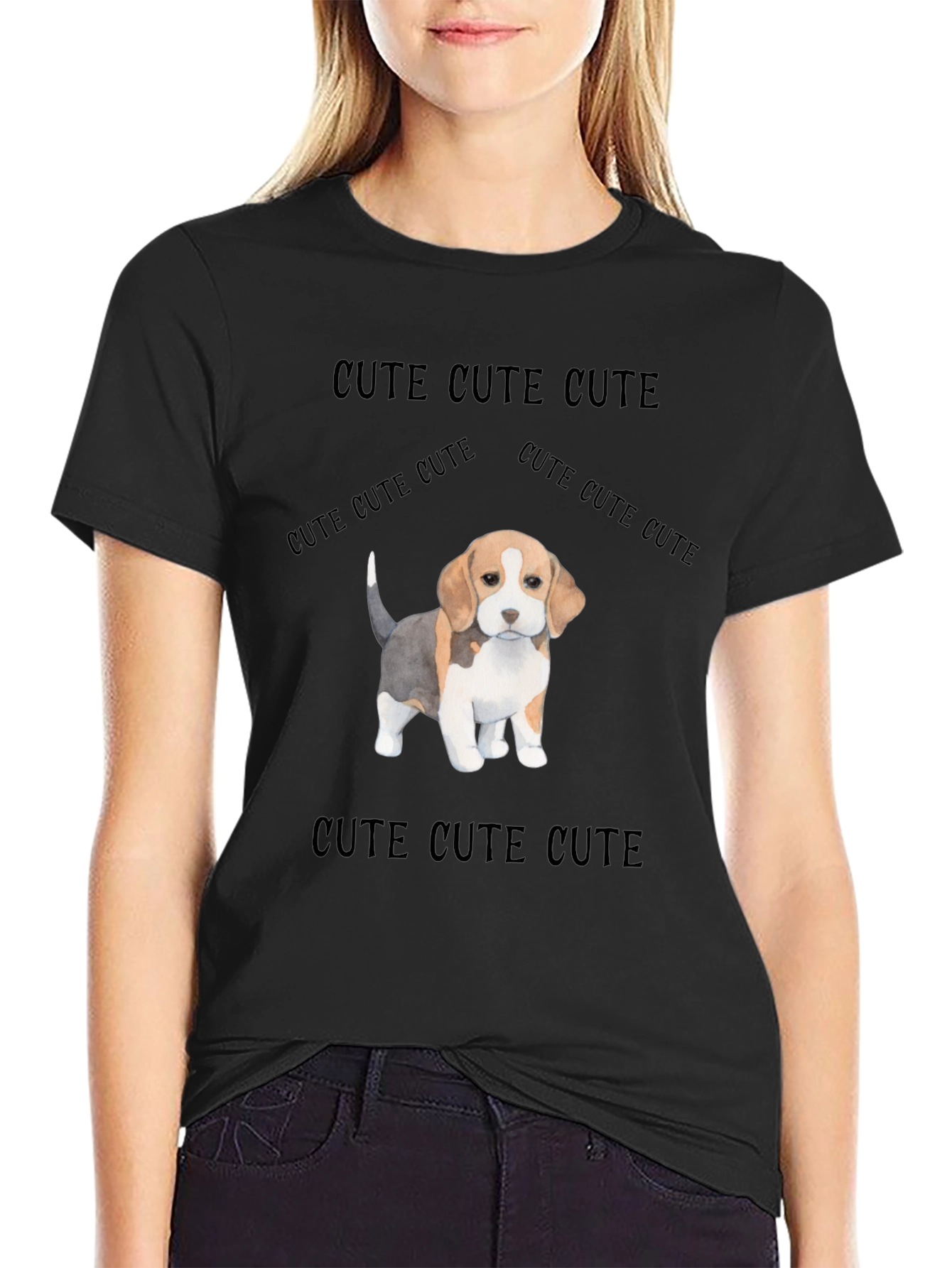 Cute Beagle Puppy T-Shirt - Adorable Dog Lover Tee