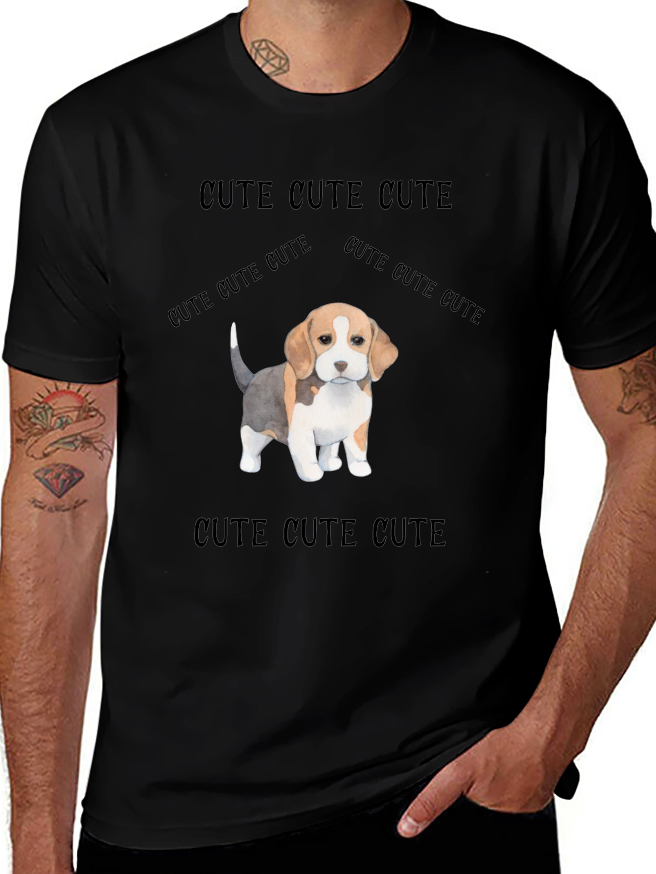 Cute Beagle Puppy T-Shirt - Adorable Dog Lover Tee