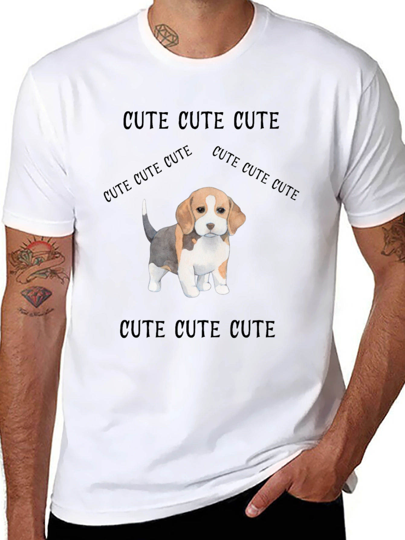 Cute Beagle Puppy T-Shirt - Adorable Dog Lover Tee