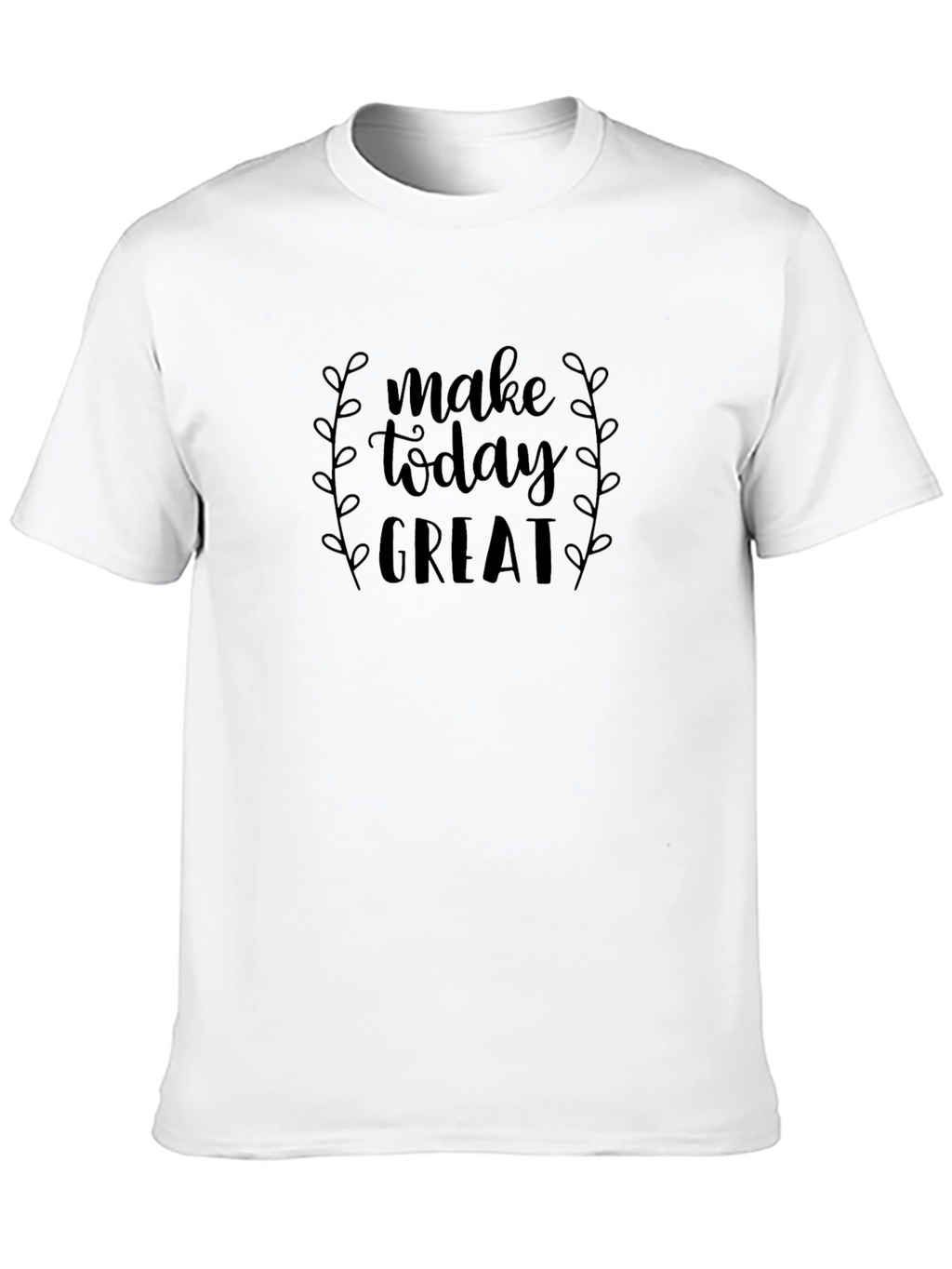 Make Today Great Graphic Tee - Black