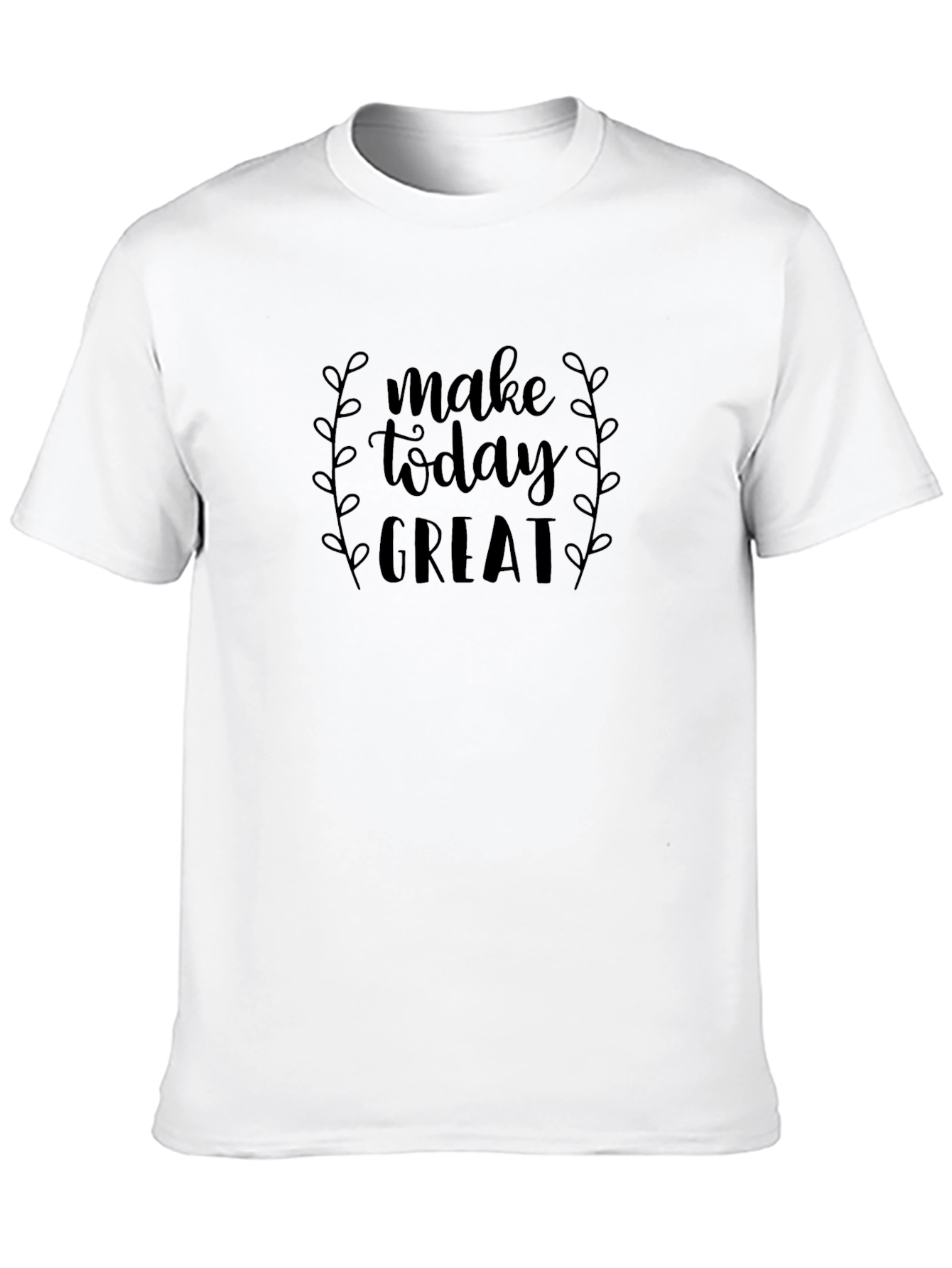 Make Today Great Graphic Tee - Black