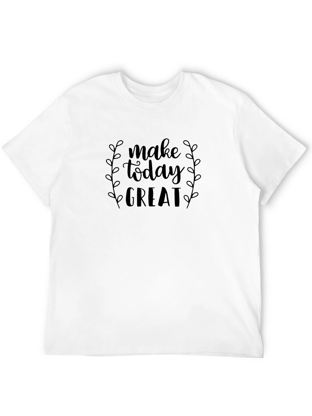 Make Today Great Graphic Tee - Black