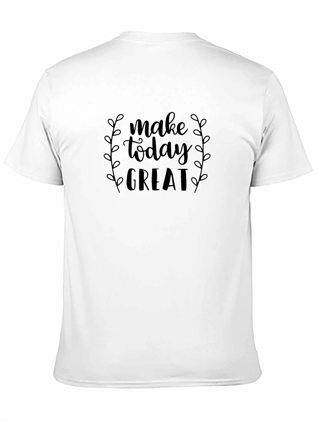 Make Today Great Graphic Tee - Black
