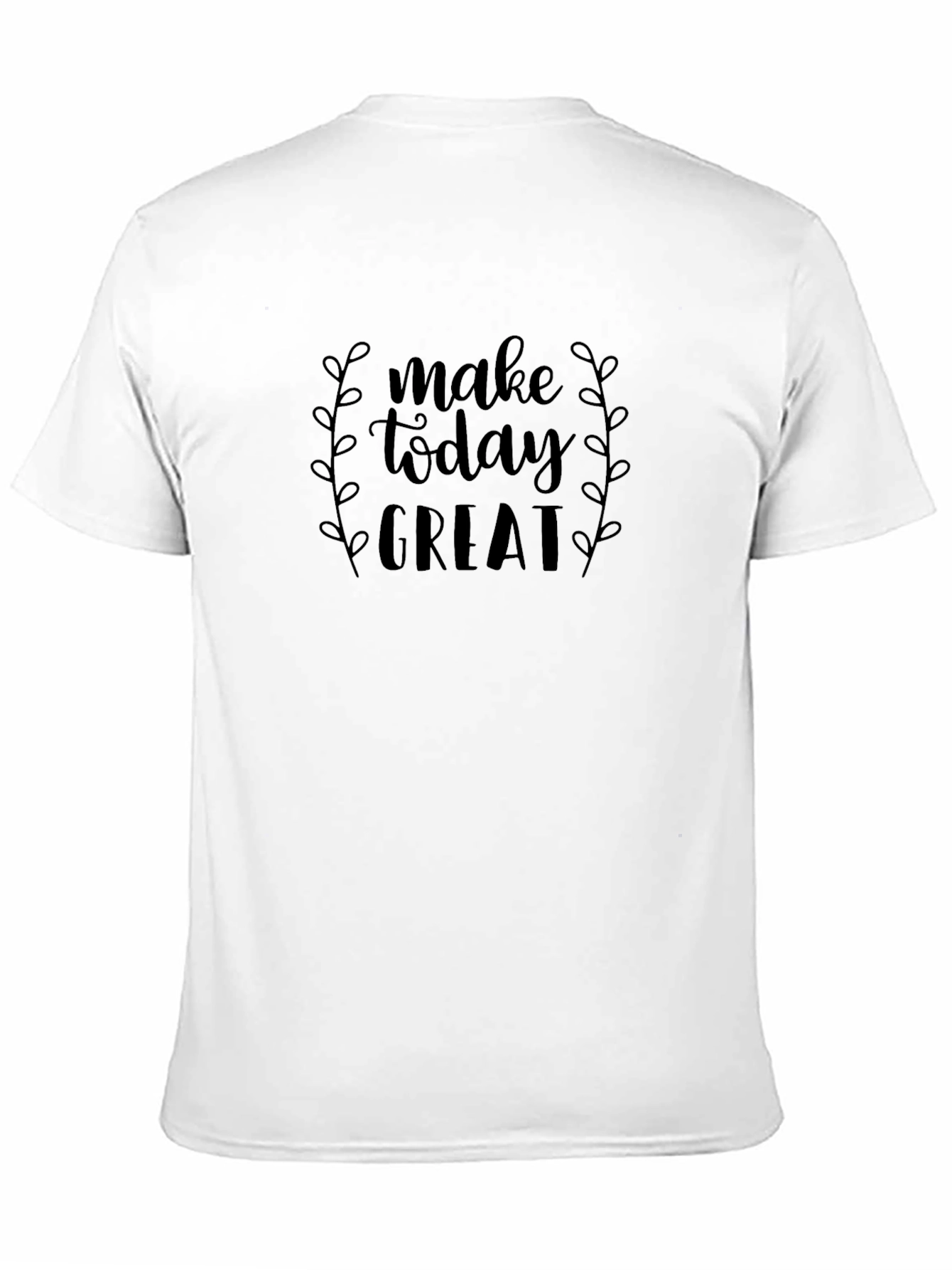 Make Today Great Graphic Tee - Black