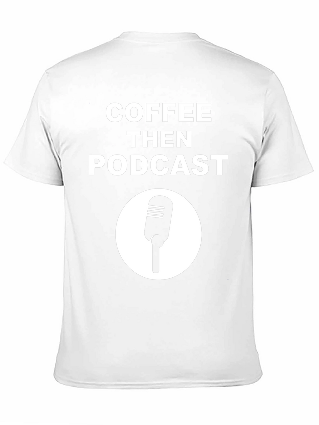 Coffee Then Podcast Black Graphic Tee