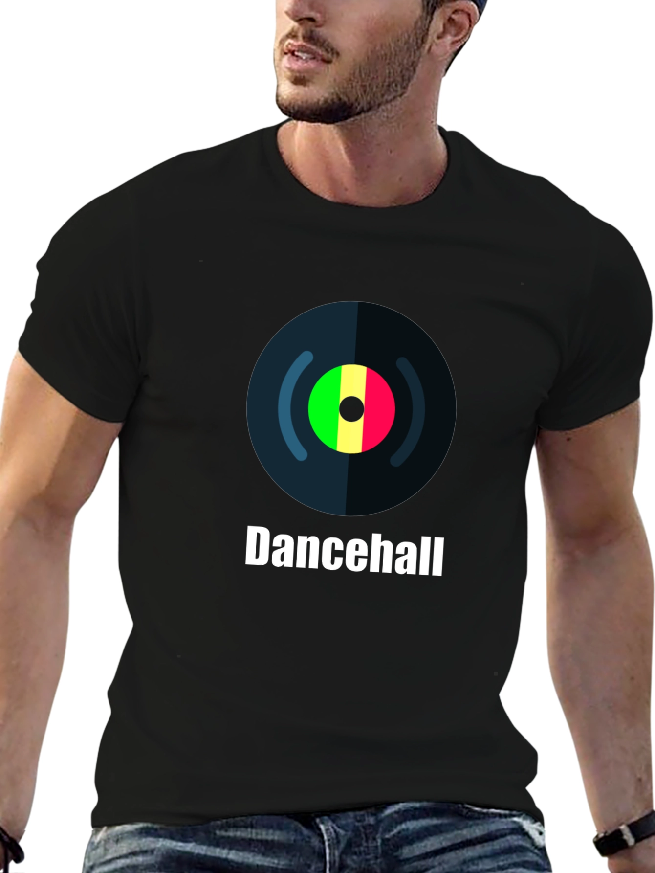 Dancehall Record Graphic T-Shirt