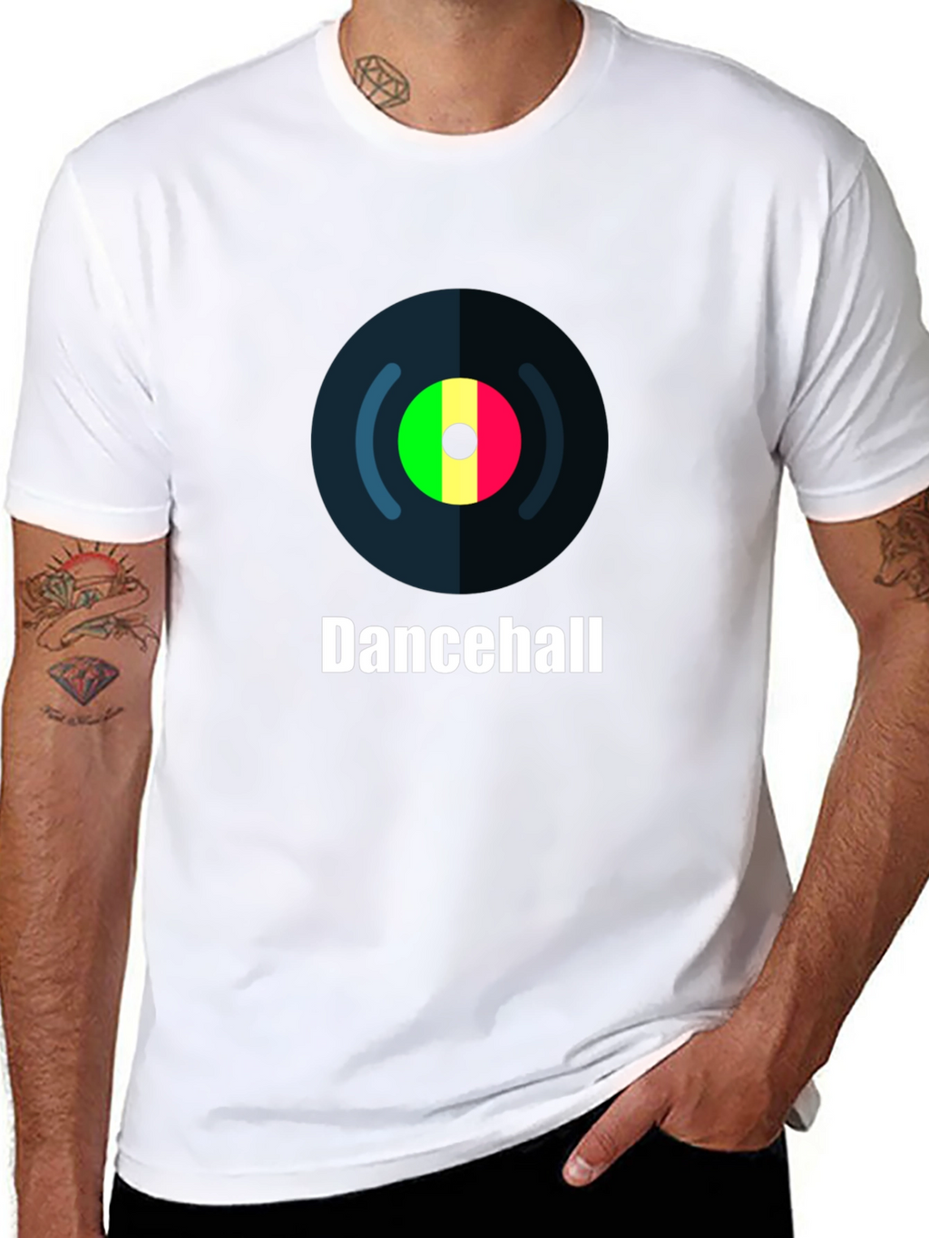 Dancehall Record Graphic T-Shirt