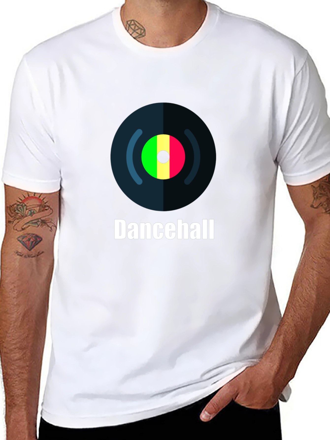 Dancehall Record Graphic T-Shirt