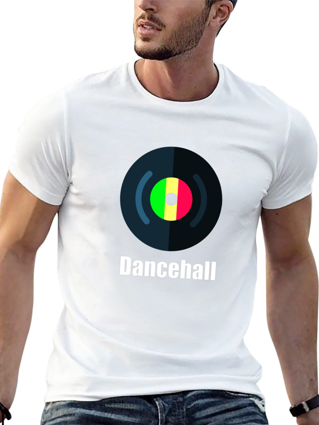 Dancehall Record Graphic T-Shirt