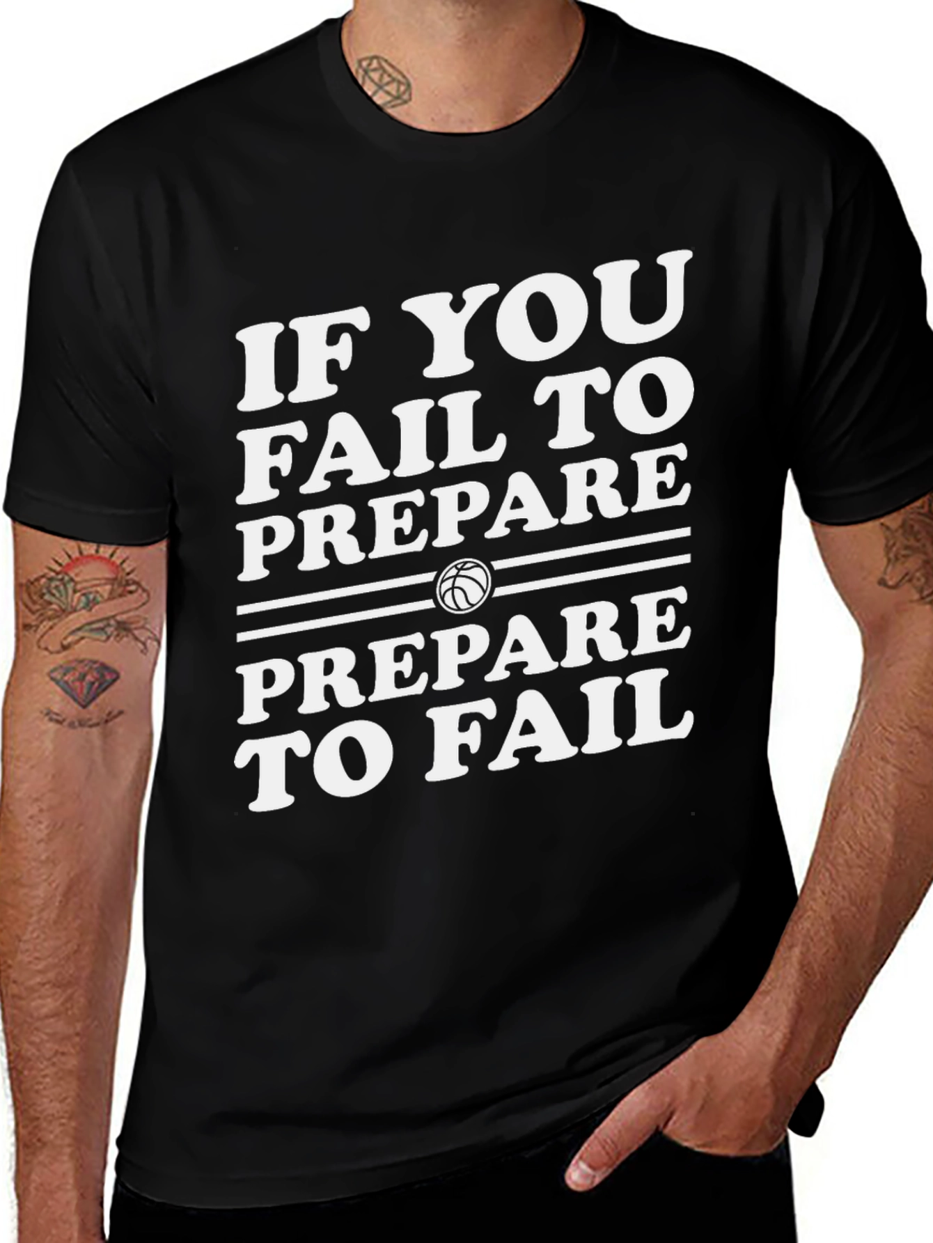 Basketball Quote T-Shirt: Prepare to Fail