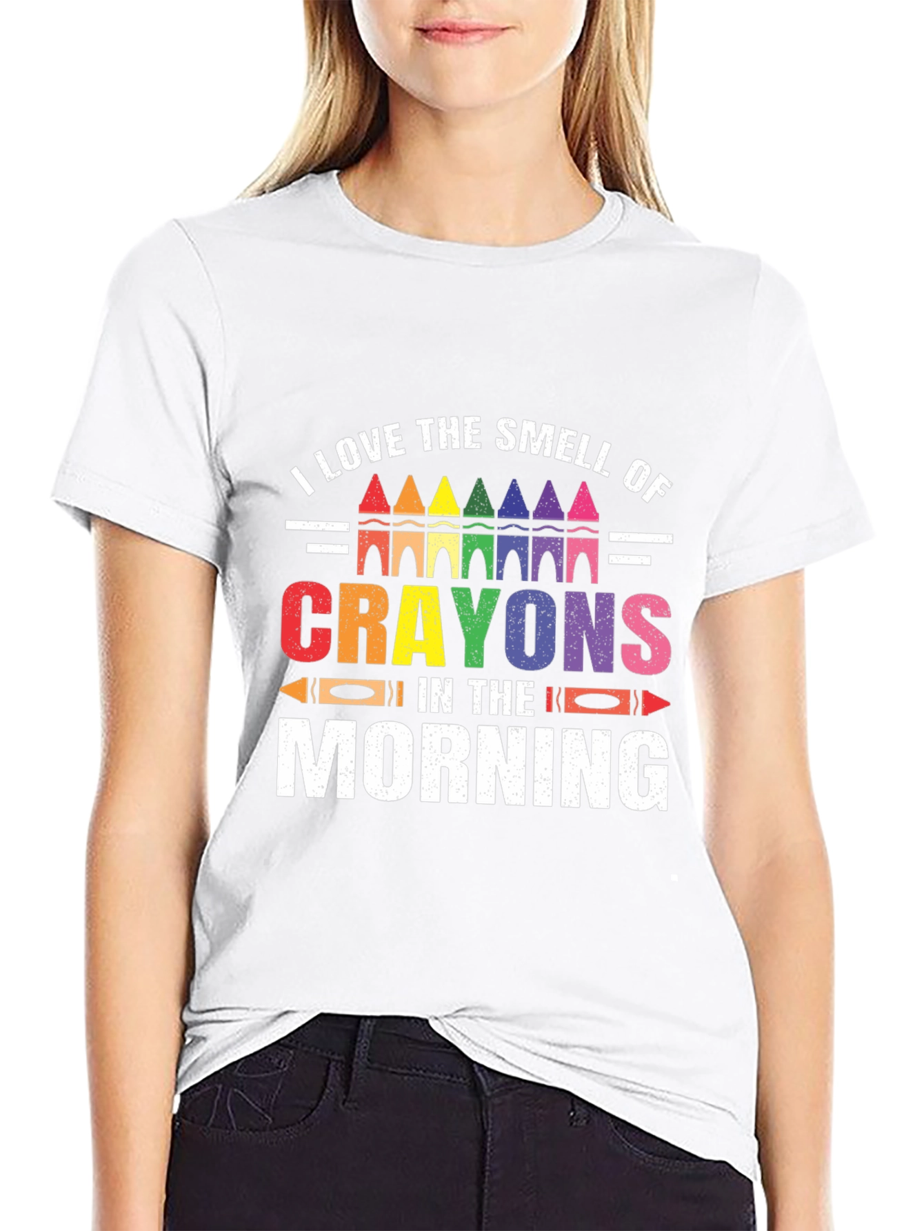 Crayon Smell T-Shirt - Teacher Apparel