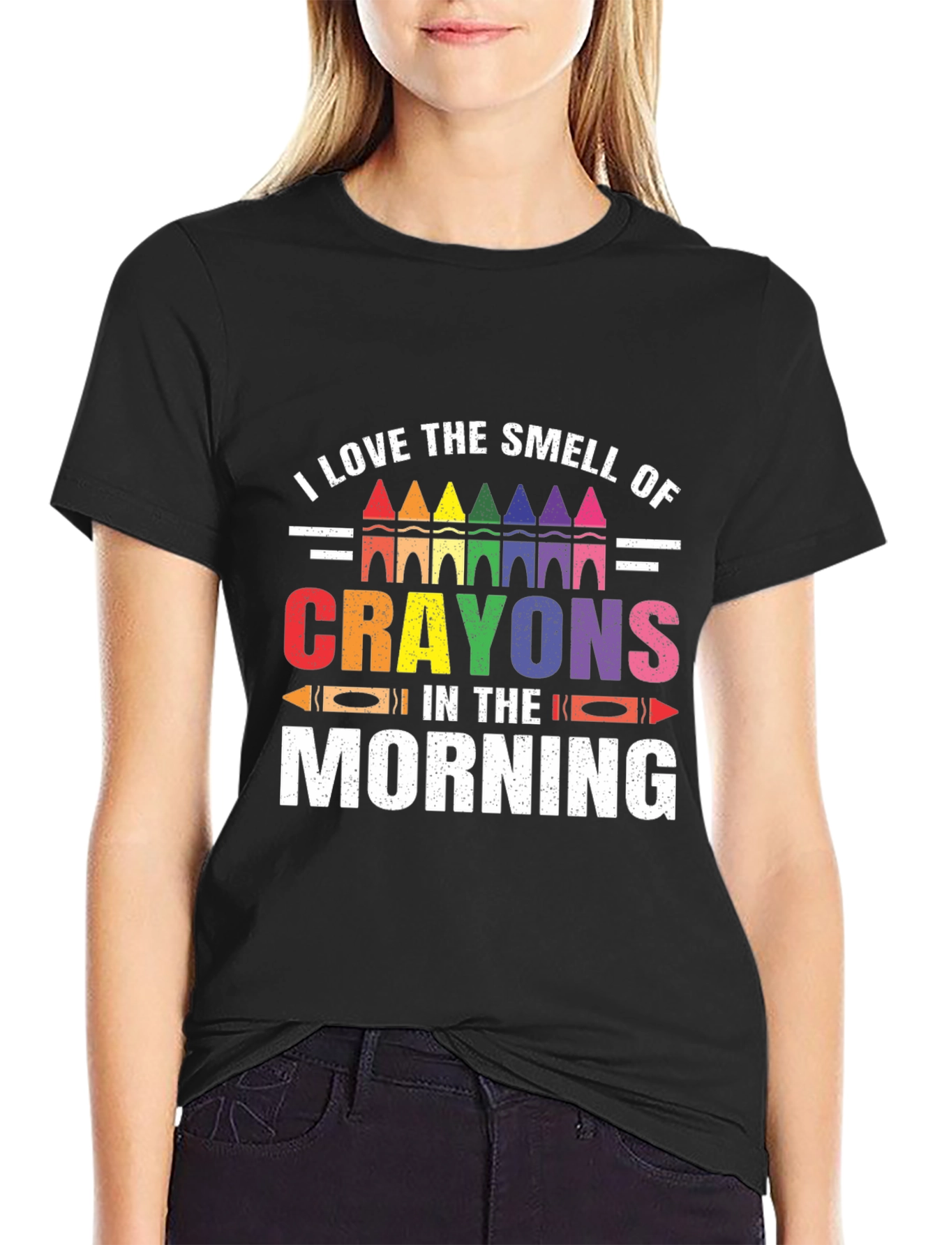 Crayon Smell T-Shirt - Teacher Apparel