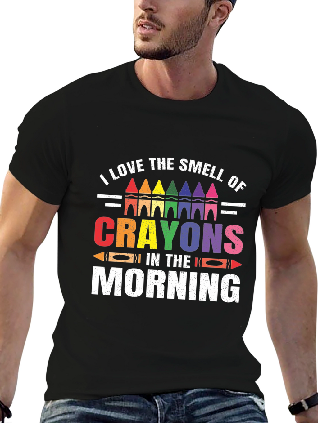 Crayon Smell T-Shirt - Teacher Apparel