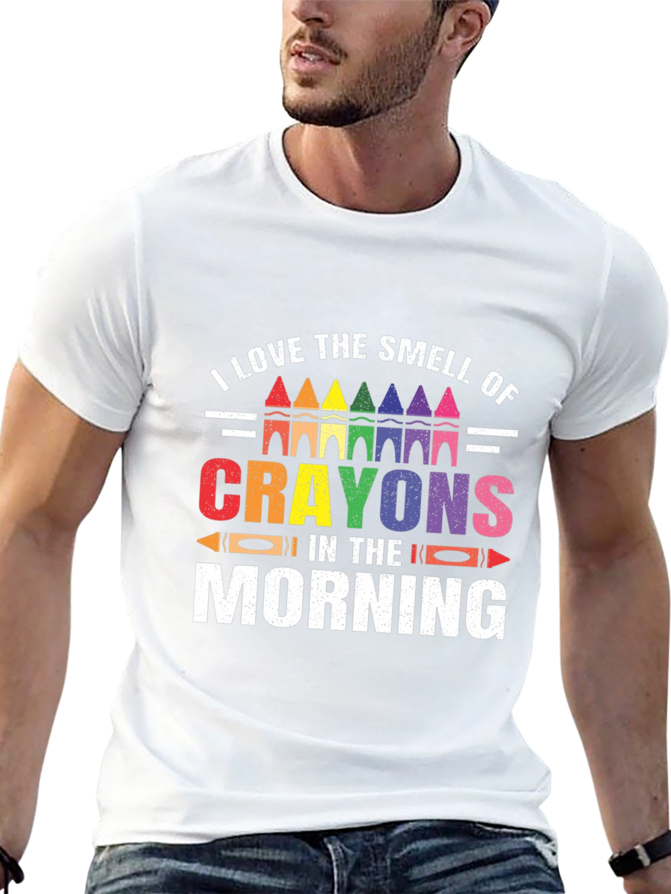 Crayon Smell T-Shirt - Teacher Apparel