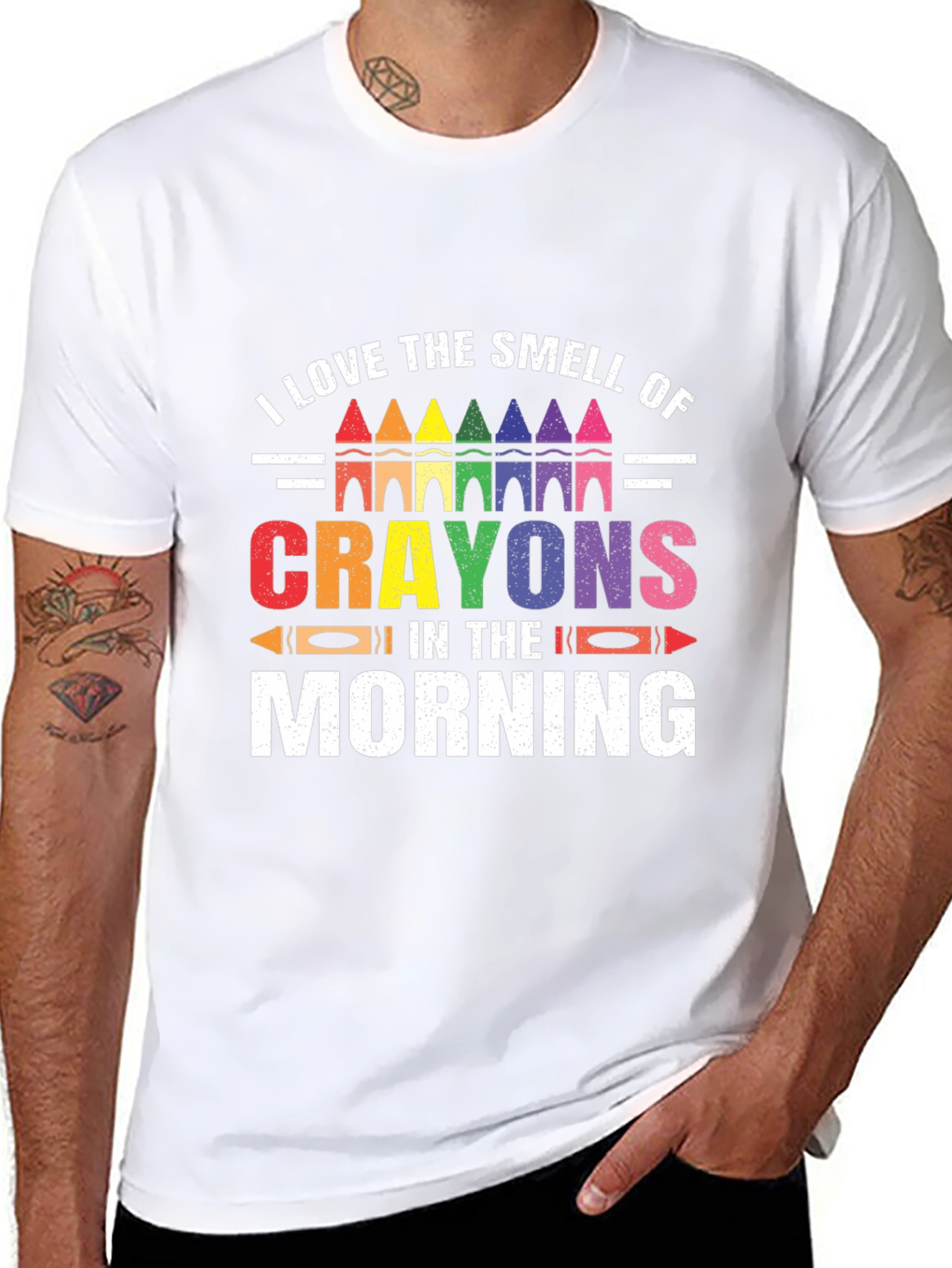 Crayon Smell T-Shirt - Teacher Apparel