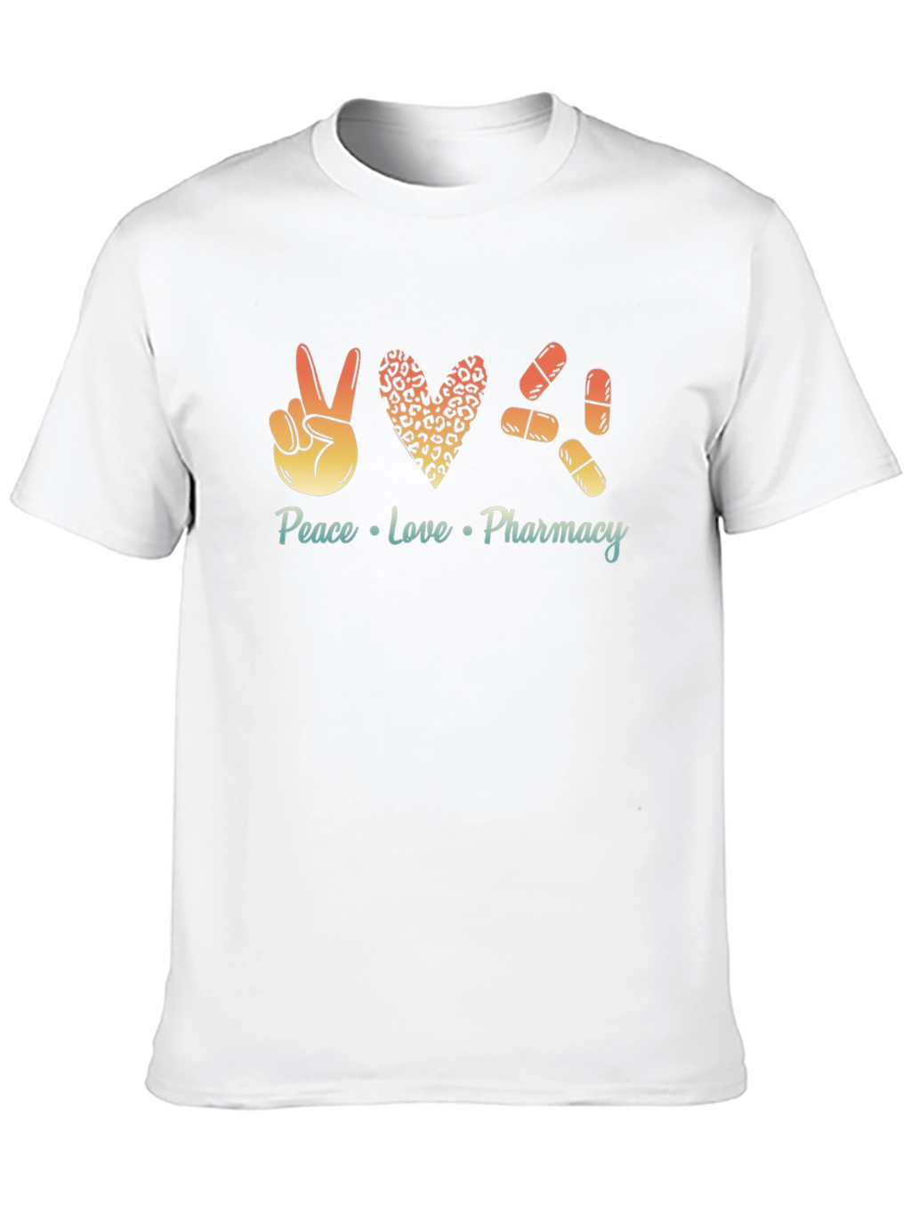Peace Love Pharmacy Graphic T-Shirt