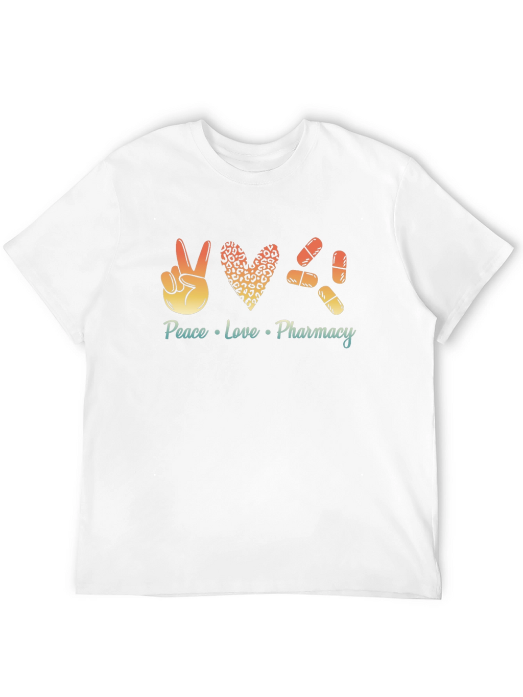 Peace Love Pharmacy Graphic T-Shirt