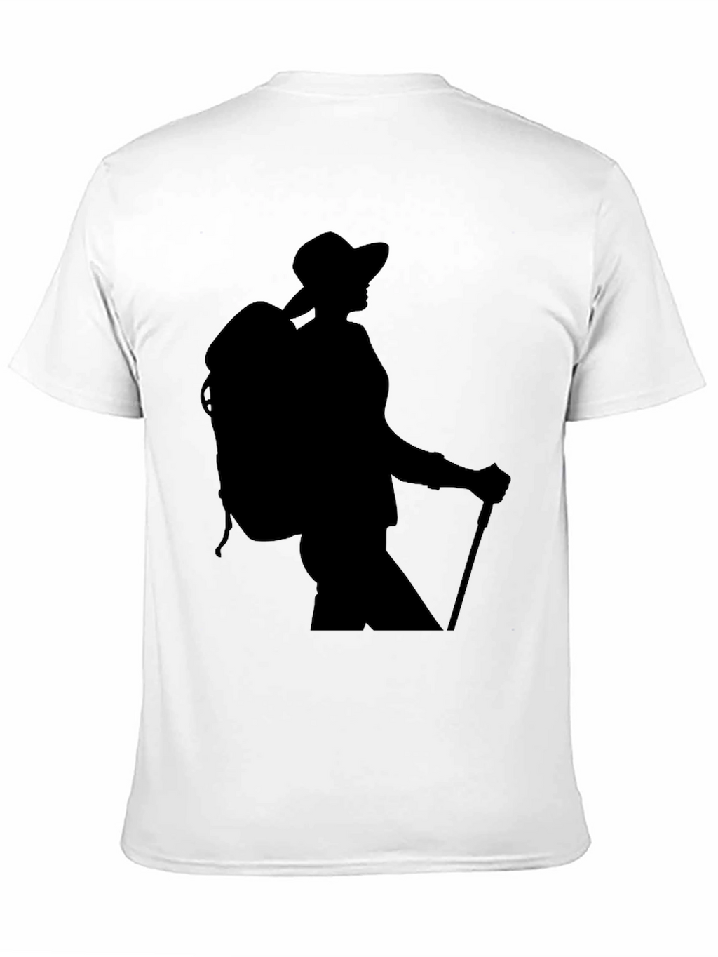 Hiking Silhouette Graphic Tee - Black