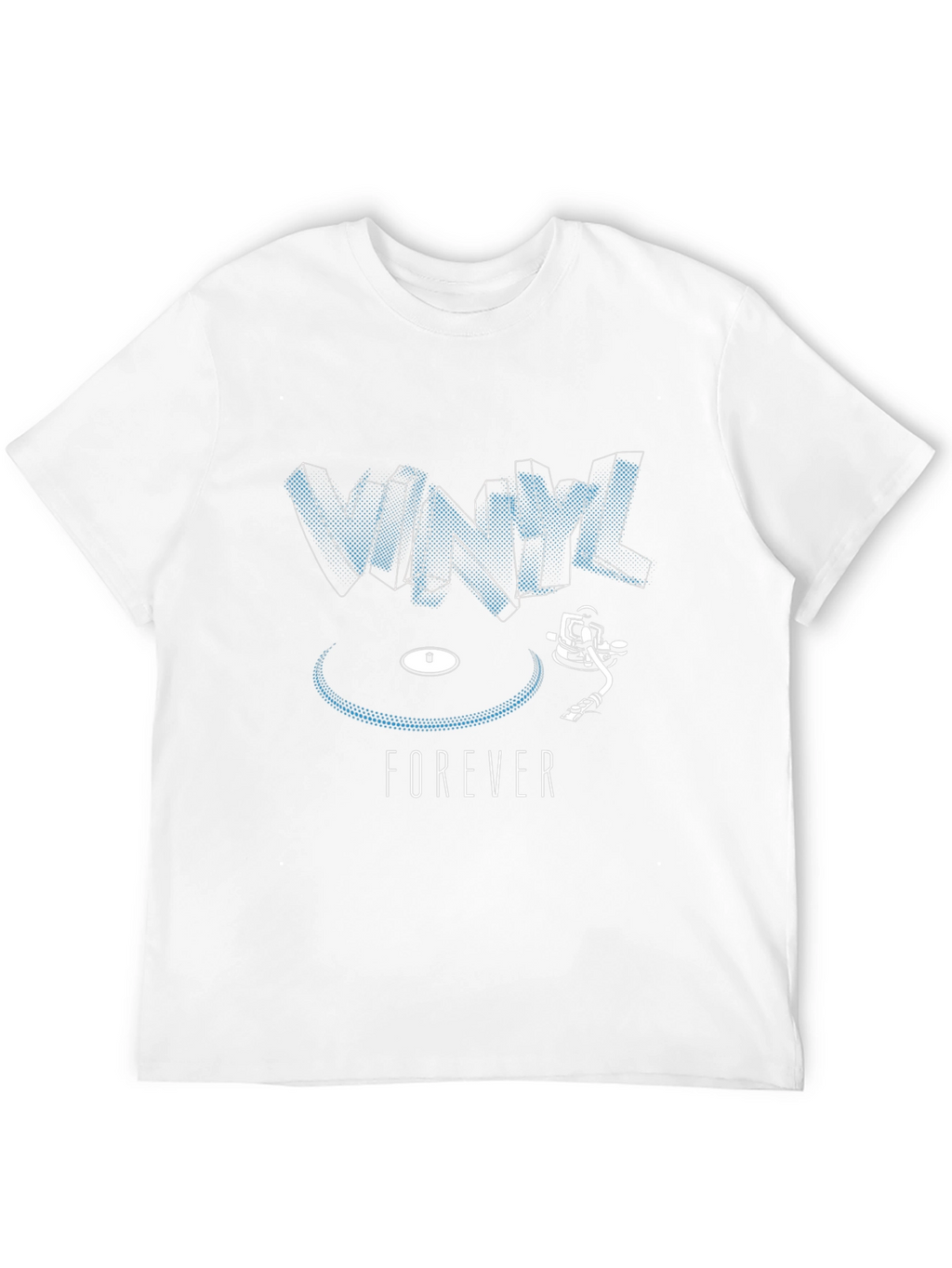 Vinyl Forever Graphic T-Shirt - Black Cotton Tee