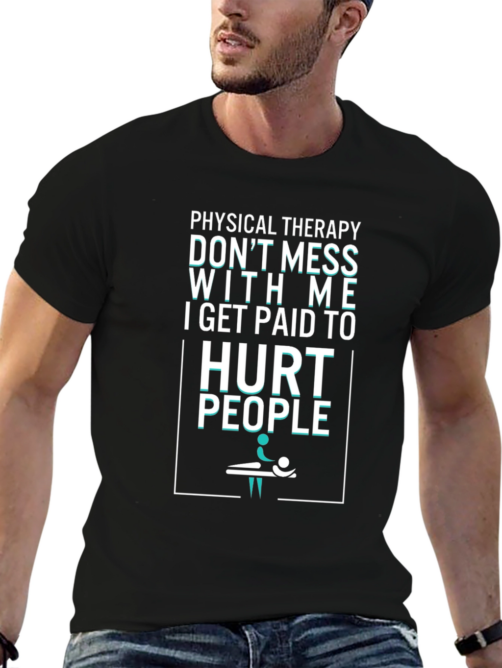 Physical Therapy Hurt People Graphic Tee