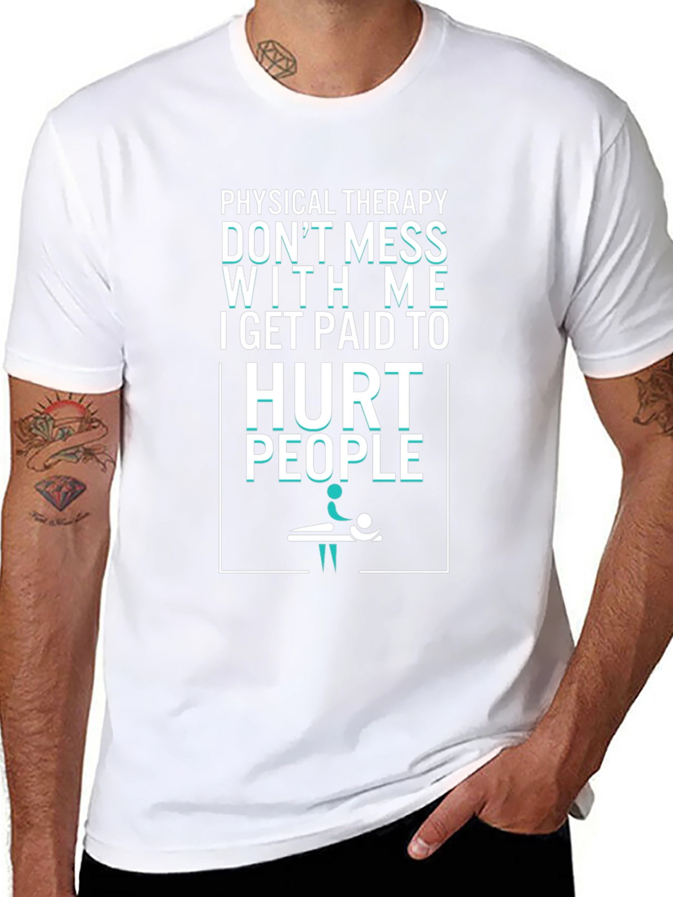 Physical Therapy Hurt People Graphic Tee