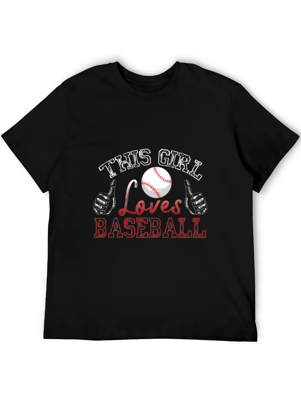 This Girl Loves Baseball T-Shirt