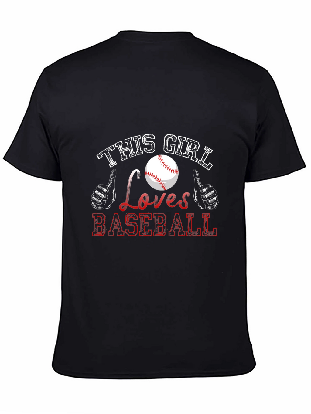 This Girl Loves Baseball T-Shirt