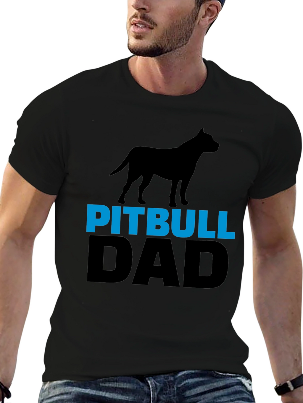 Pitbull Dad T-Shirt - Dog Lover Tee