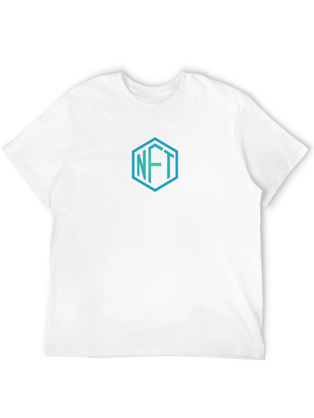 NFT Hexagon Graphic T-Shirt - Stylish Crypto Art Tee