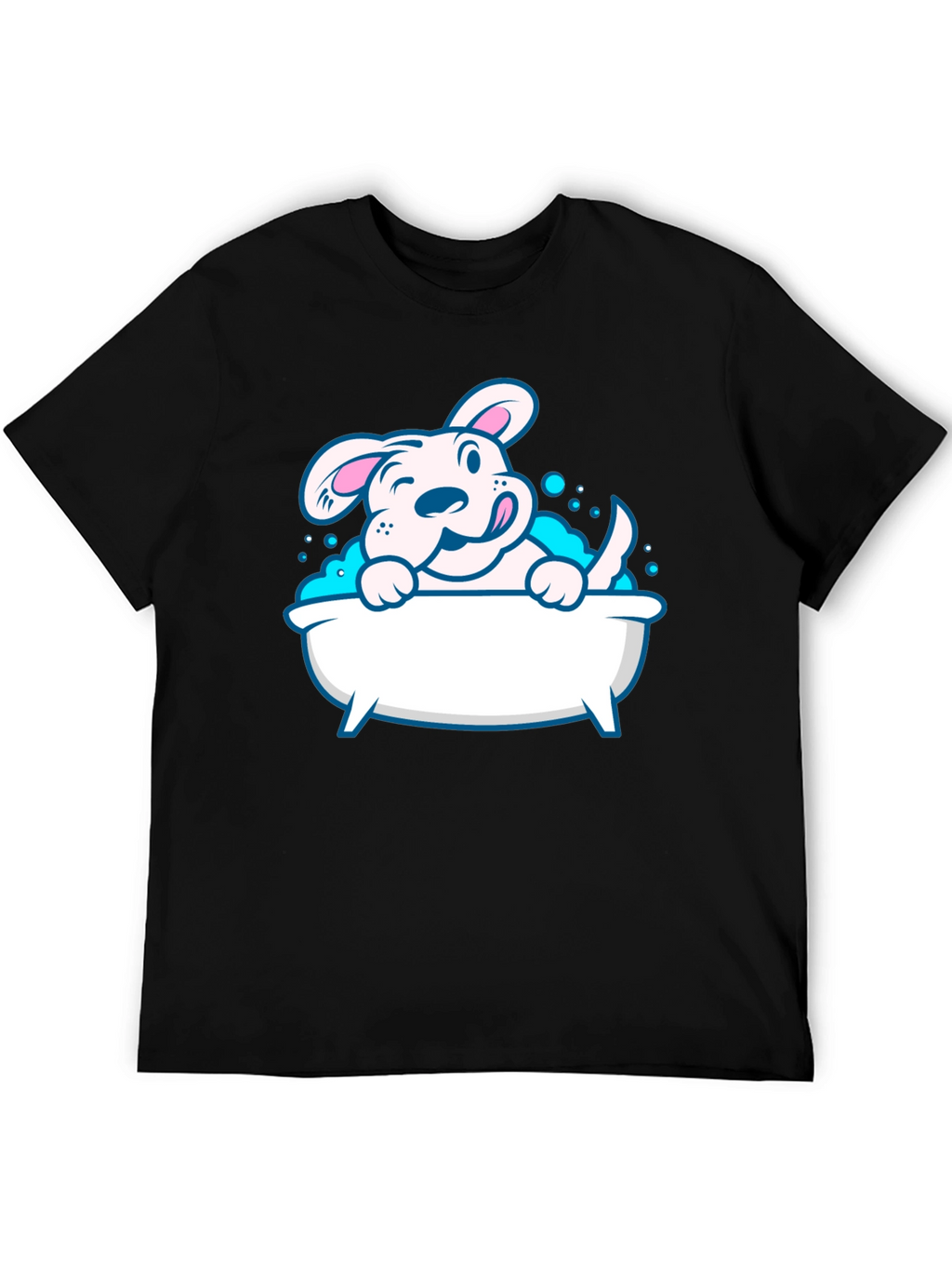 Cute Dog in Tub Graphic Tee