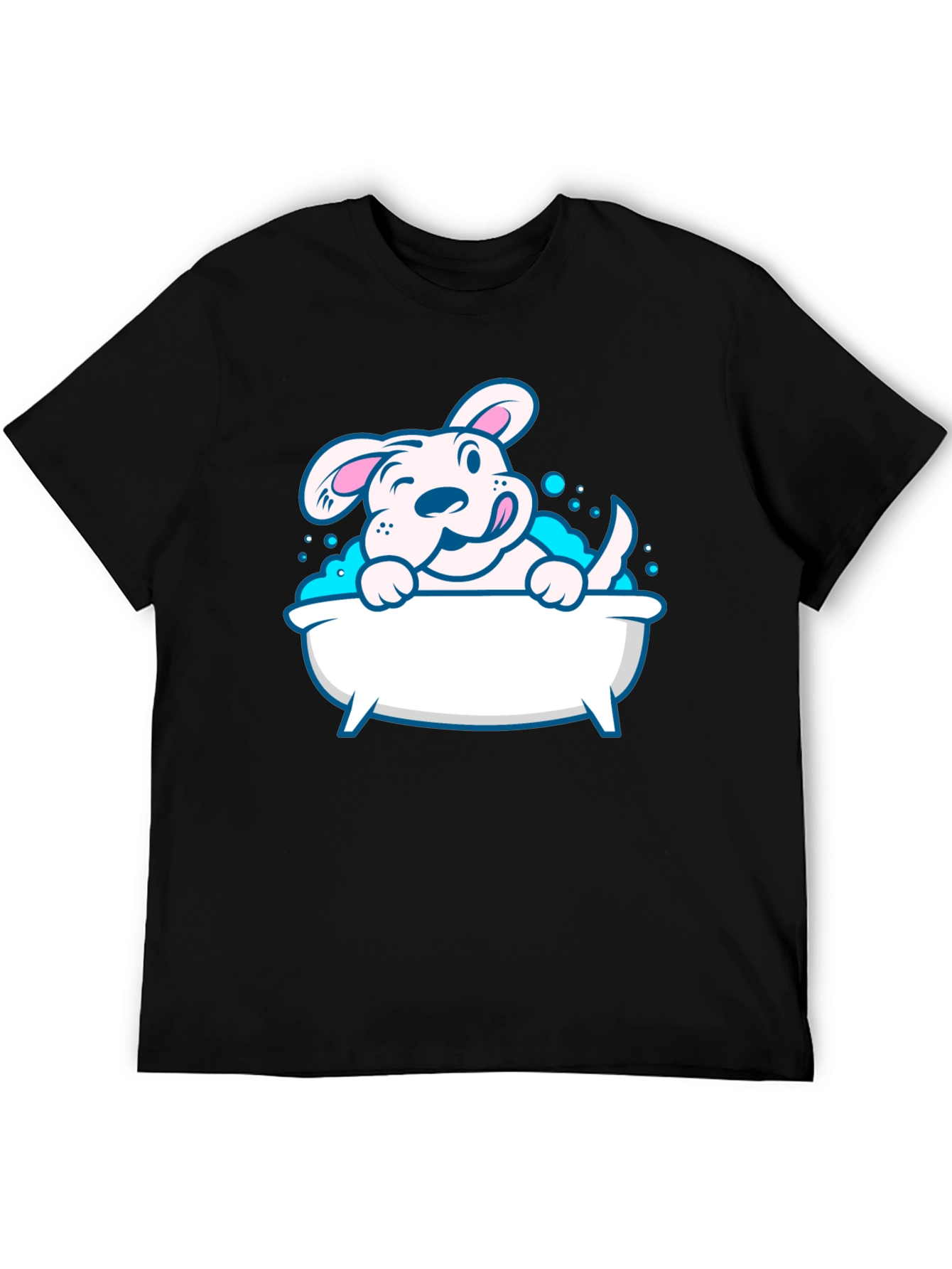 Cute Dog in Tub Graphic Tee