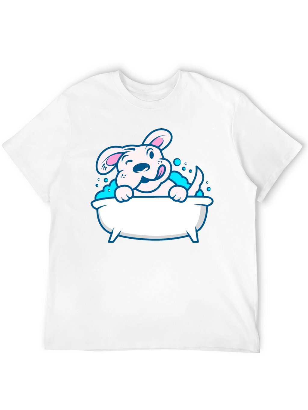 Cute Dog in Tub Graphic Tee