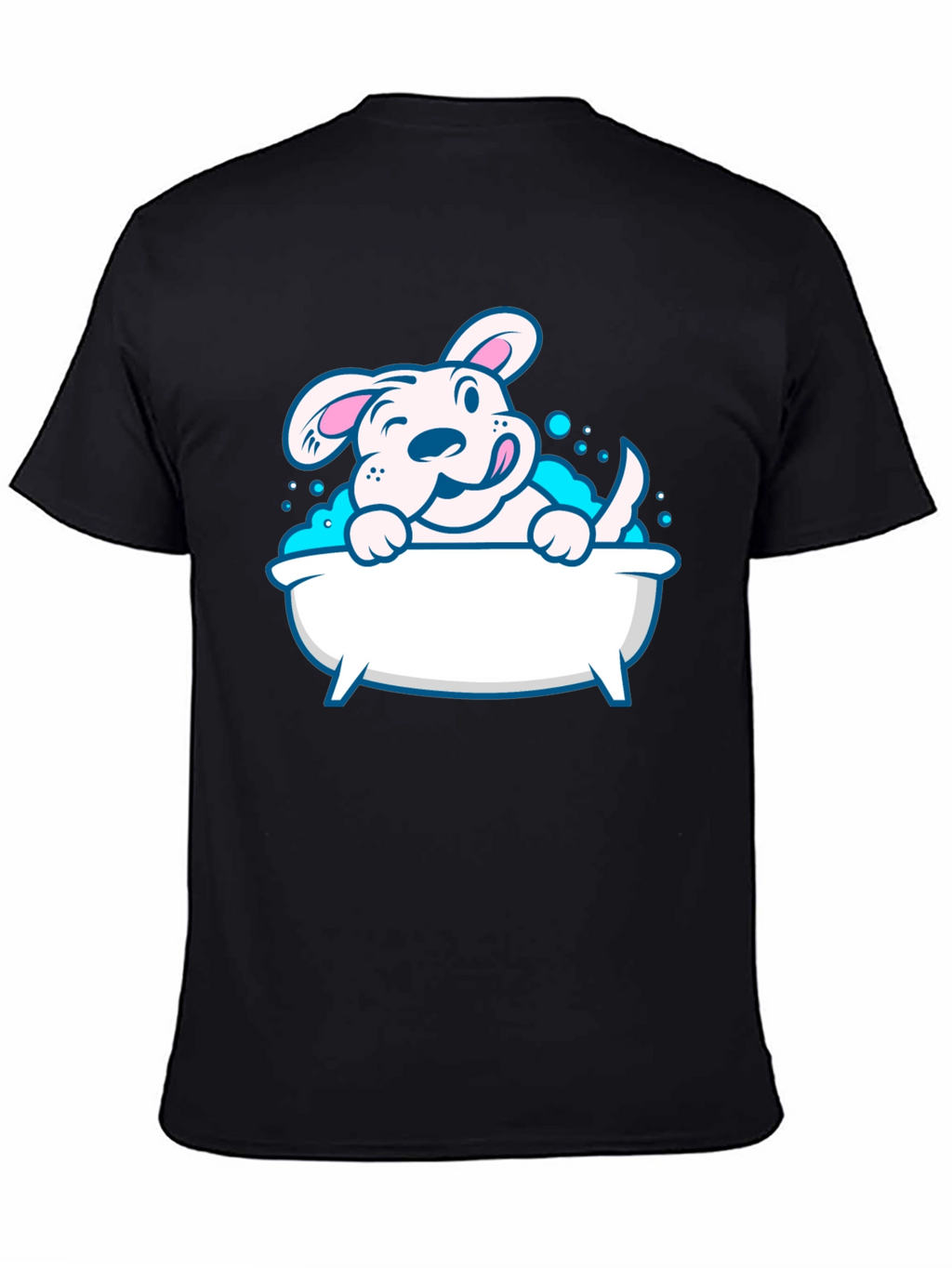 Cute Dog in Tub Graphic Tee