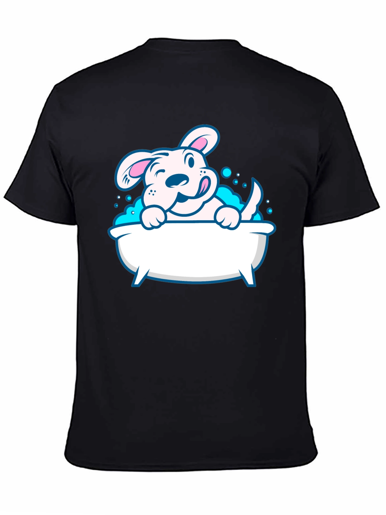 Cute Dog in Tub Graphic Tee
