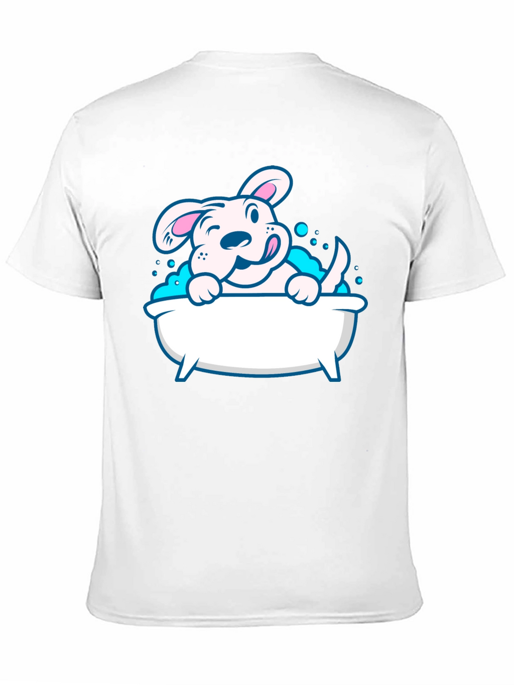 Cute Dog in Tub Graphic Tee