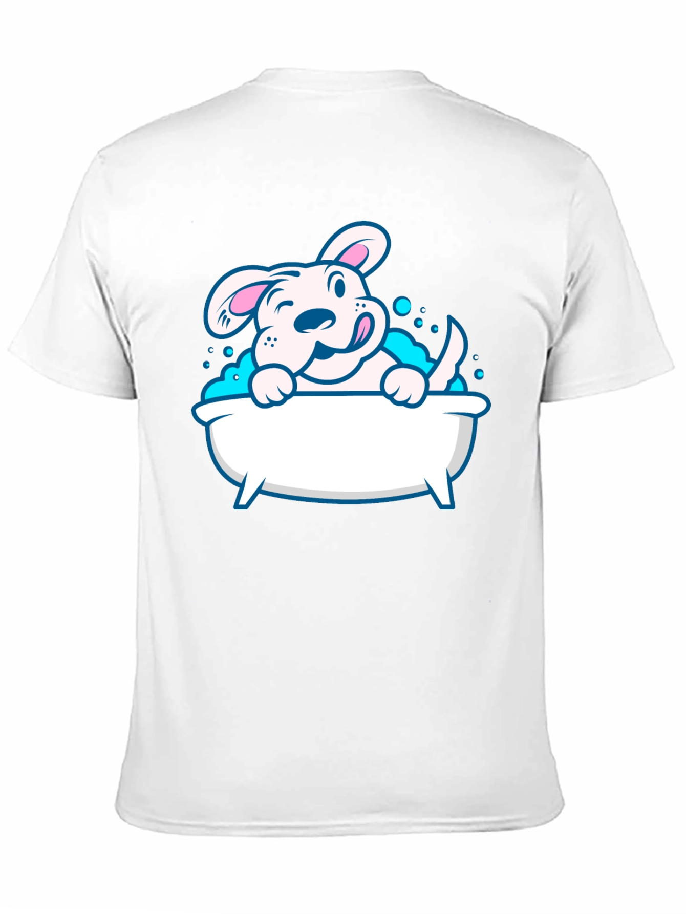 Cute Dog in Tub Graphic Tee
