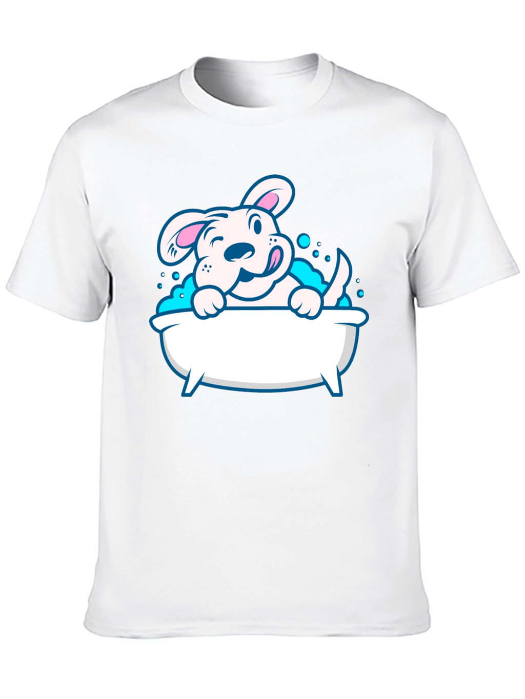 Cute Dog in Tub Graphic Tee