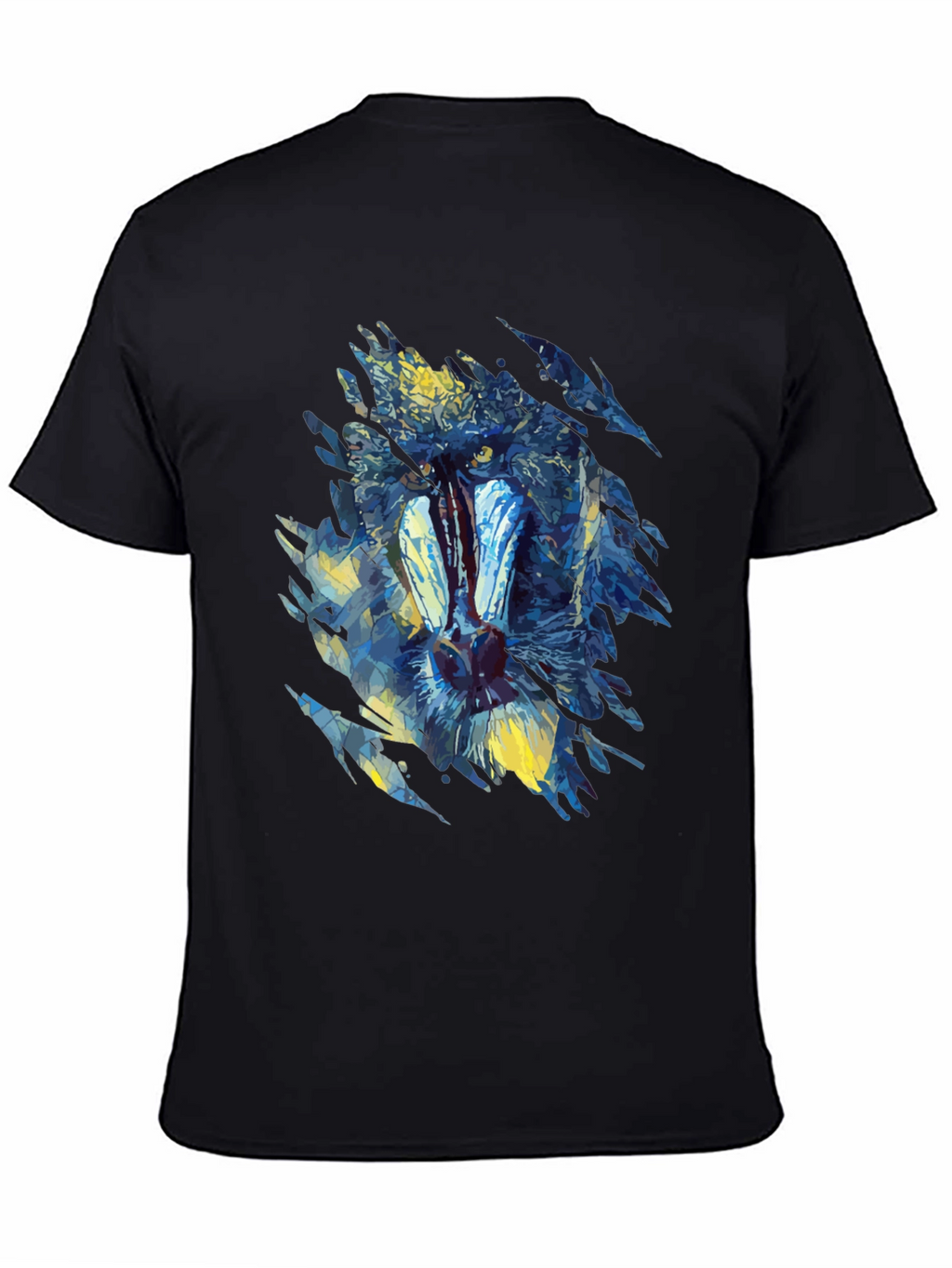 Abstract Mandrill Graphic Tee