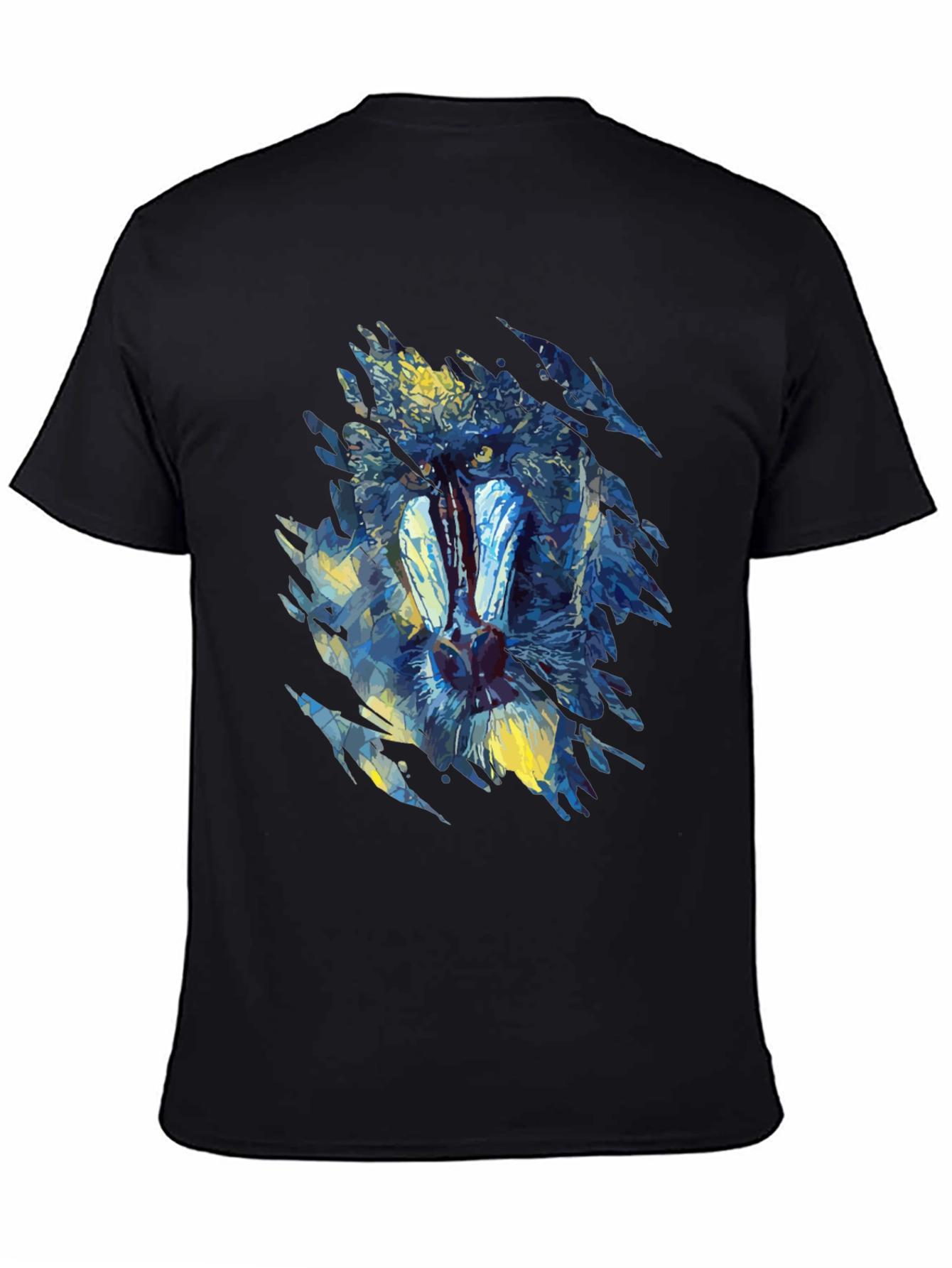 Abstract Mandrill Graphic Tee