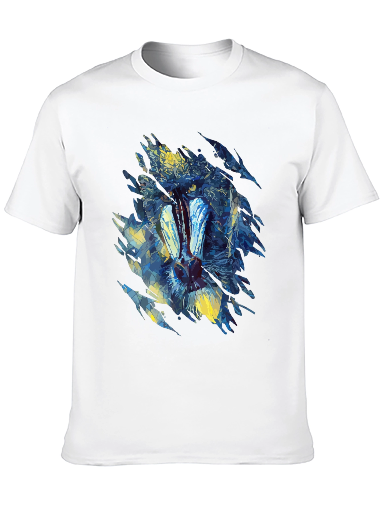 Abstract Mandrill Graphic Tee