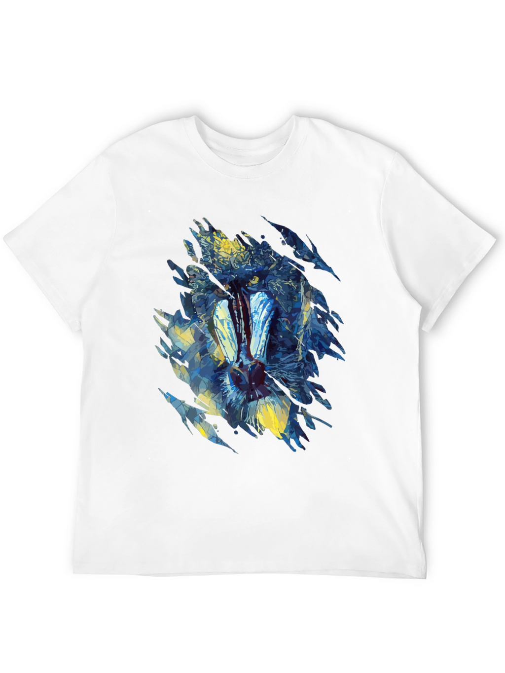 Abstract Mandrill Graphic Tee
