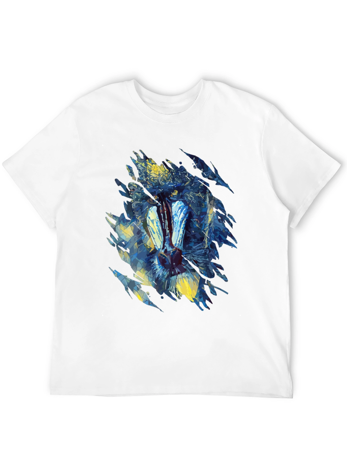 Abstract Mandrill Graphic Tee