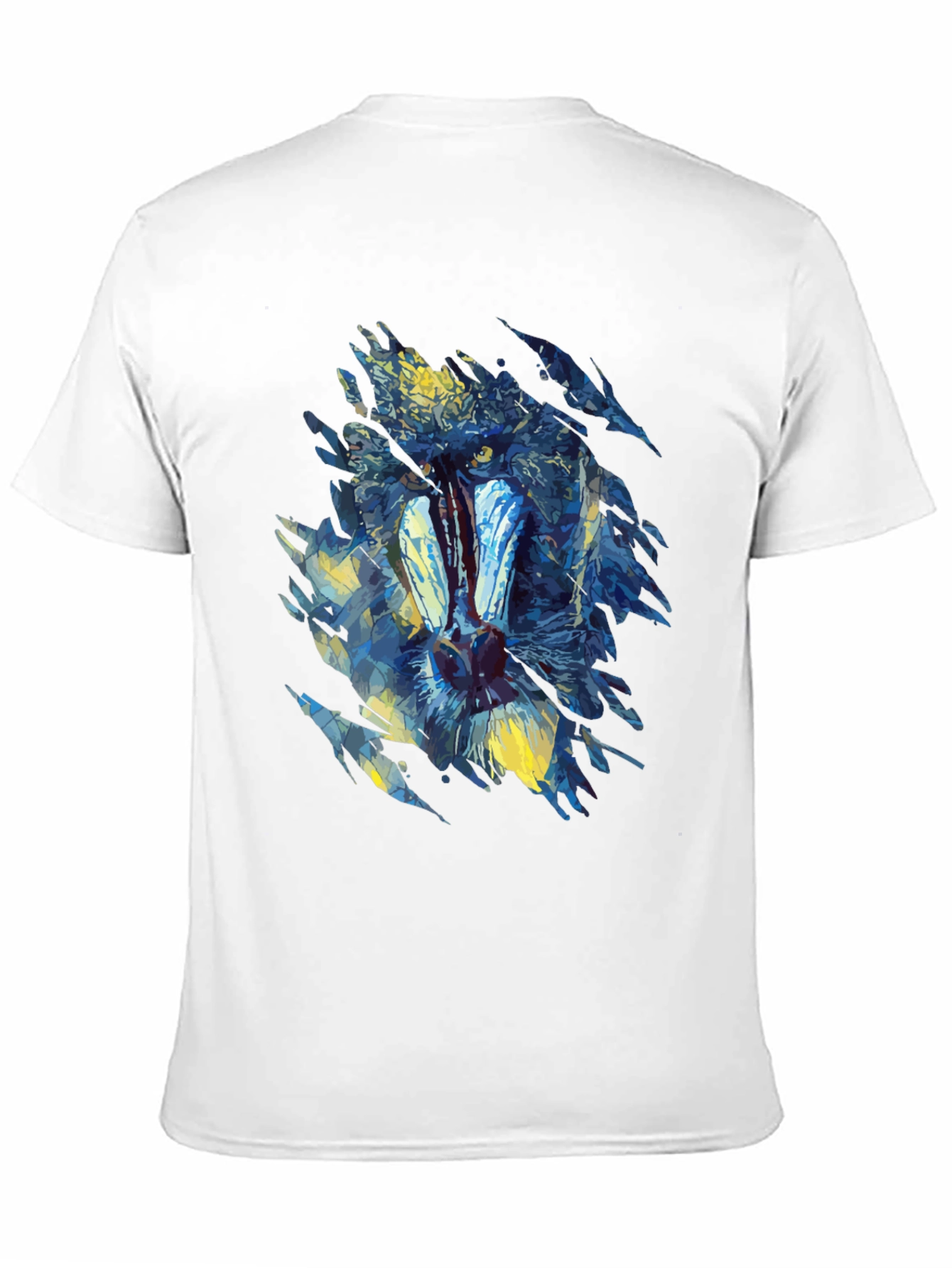 Abstract Mandrill Graphic Tee