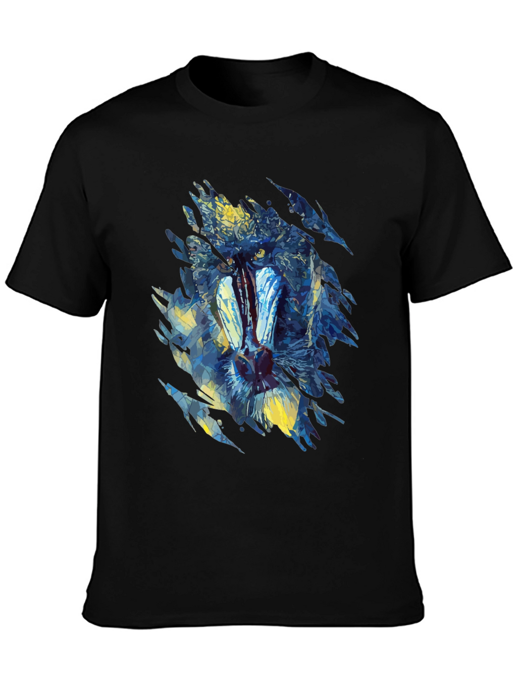 Abstract Mandrill Graphic Tee