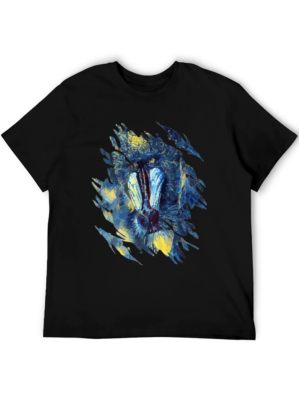 Abstract Mandrill Graphic Tee