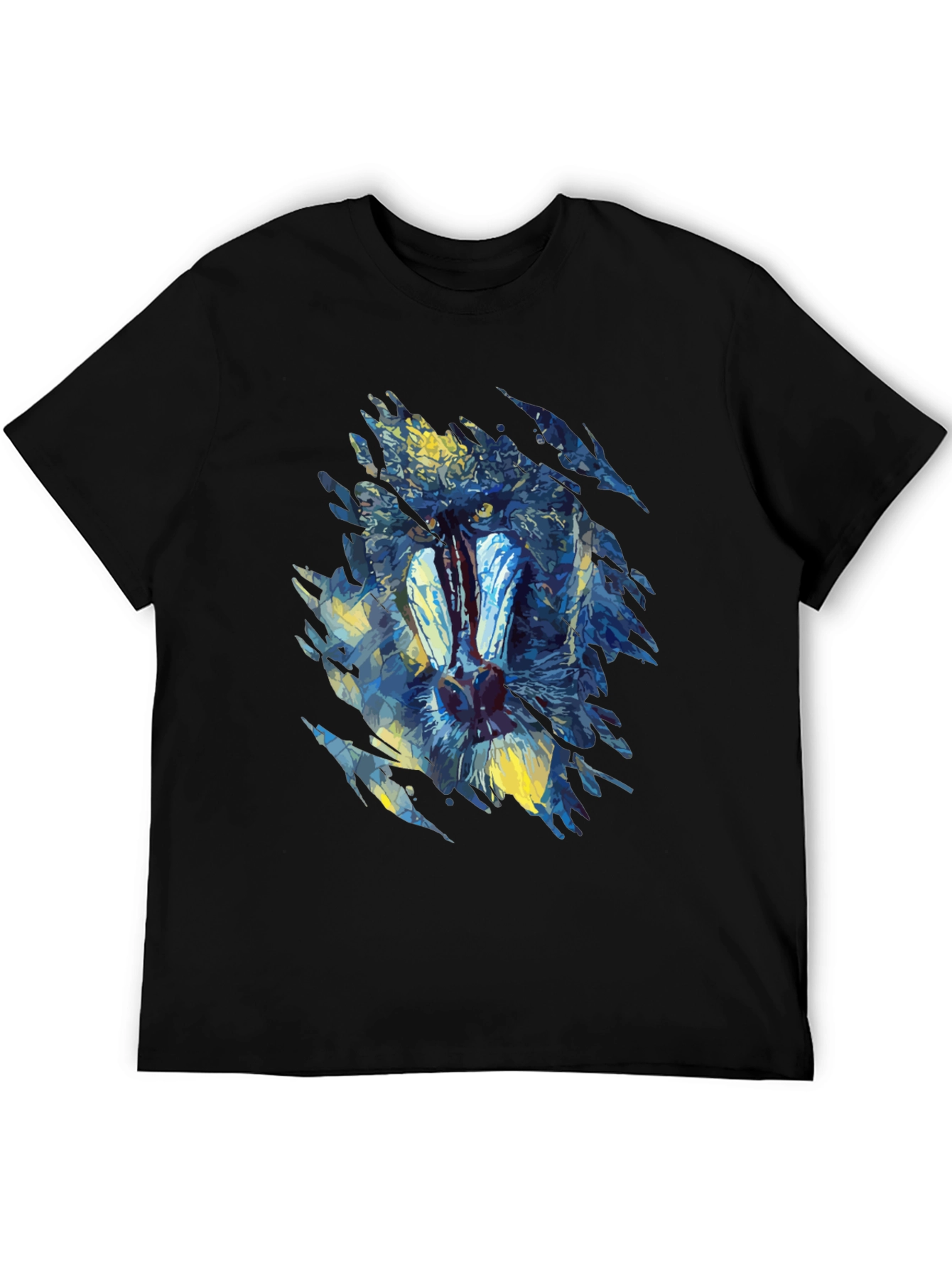 Abstract Mandrill Graphic Tee