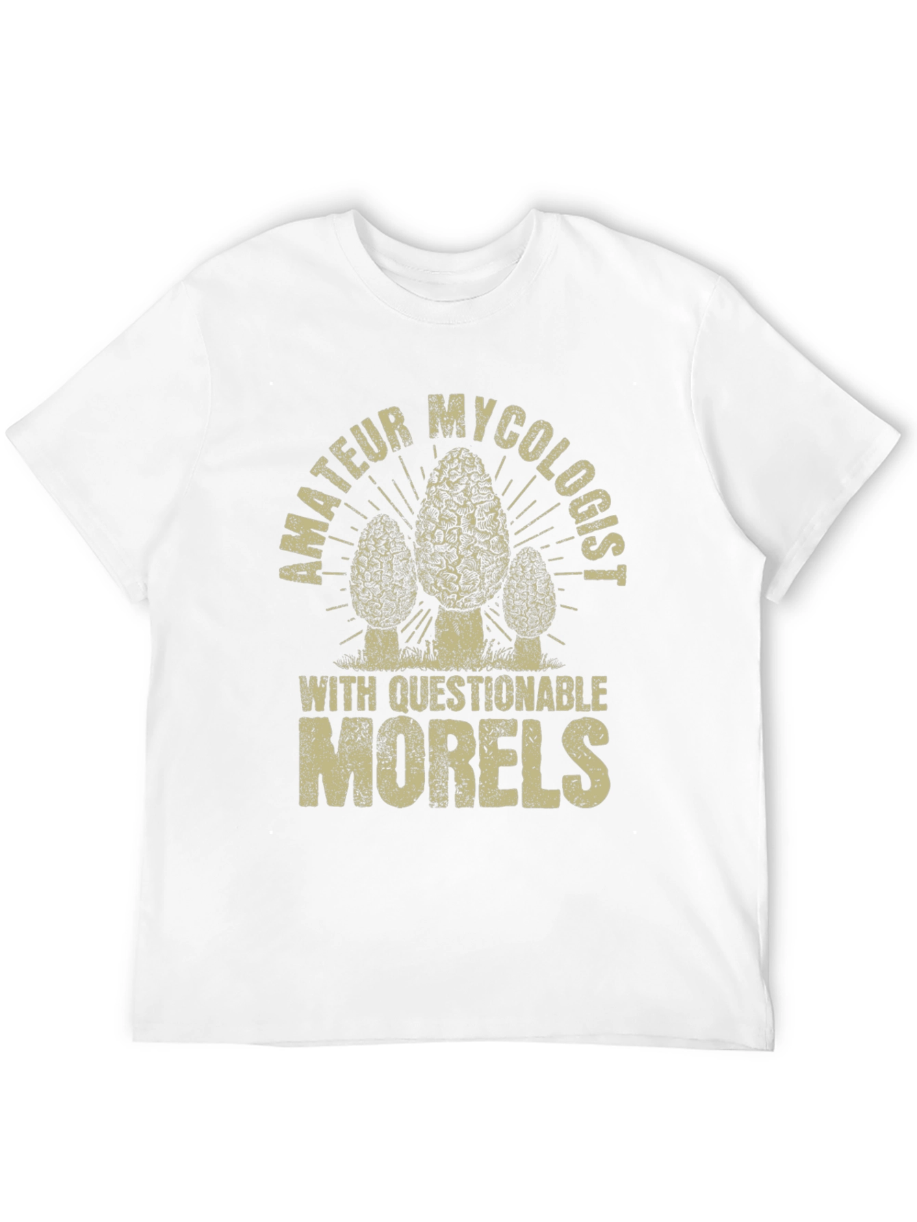 Amateur Mycologist Morel Mushroom T-Shirt