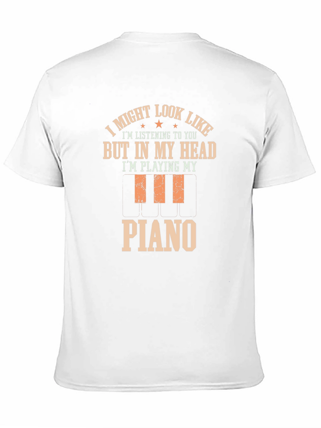 Funny Piano Player T-Shirt - In My Head